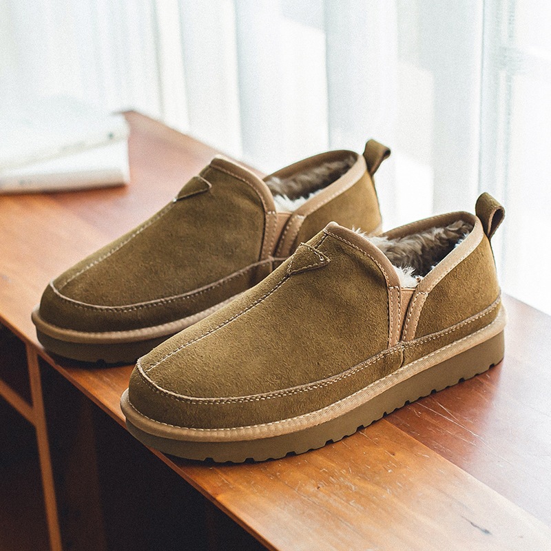 Winter Women Men Genuine Cow L – Men Shoes Classic recenzja i cena
