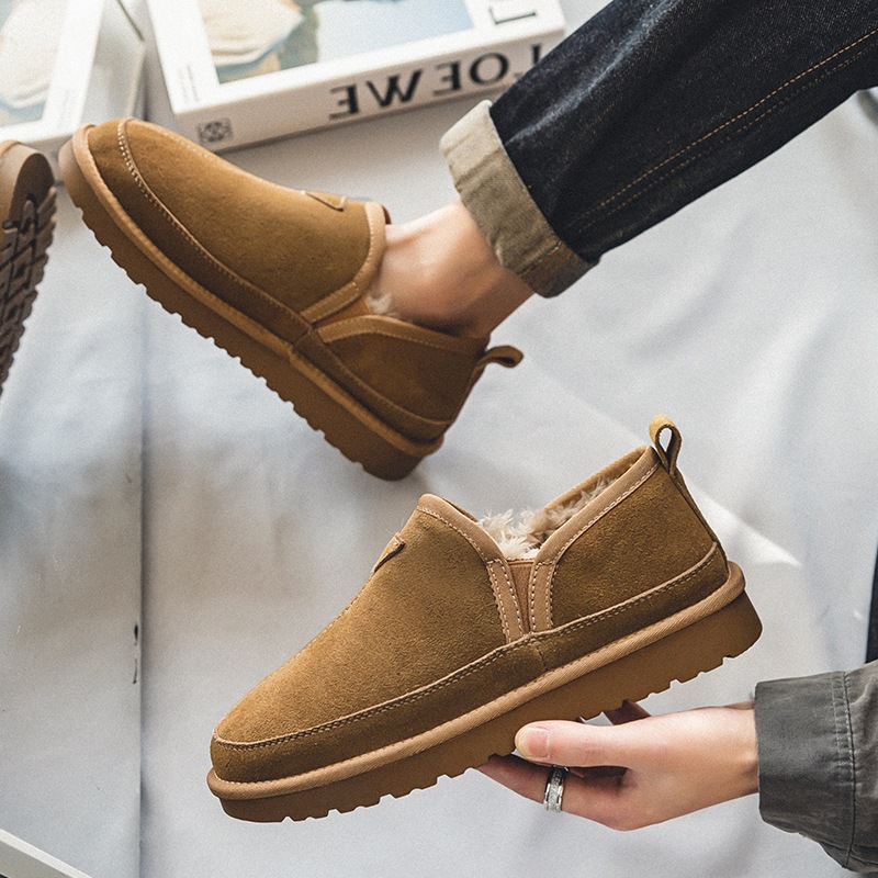 Winter Women Men Genuine Cow L – Men Shoes Classic recenzja i cena