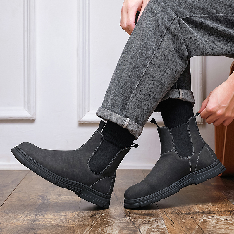 Men High Top Boots Thick Sole  – Men Shoes Classic recenzja i cena