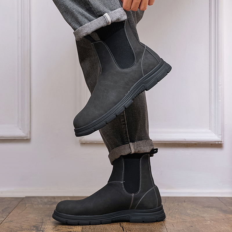 Men High Top Boots Thick Sole  – Men Shoes Classic recenzja i cena